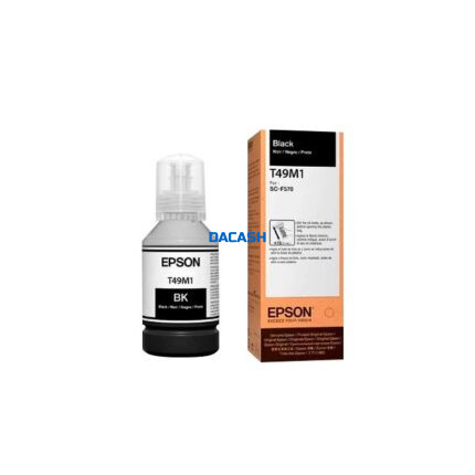 Tinta Epson T49M120 SureColor SC-F170 Negro 140ml reproducir imágenes con los colores más intensos, contornos nítidos y negro verdadero
