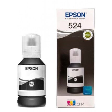 Tinta Epson T524120-AL EcoTank black 127ml compatible con epson L6580,L15150,L15160 rendimiento 7.500 paginas