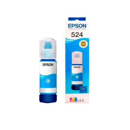 Tinta Epson T524220-AL ecotank Cyan 70ml compatible con epson L6580,L15150,L15160 rendimiento 6.000 paginas