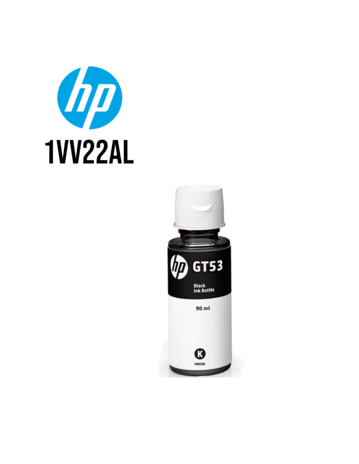 Tinta Hp 1vv22al Bottle (Gt53) Black 4000 Pag Esta Diseñada para usar con impresoras HP sistema continuo Original