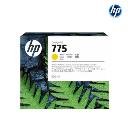 Tinta Hp 1xb19a (775) 500 Ml Yellow Imprima miles de páginas con un conjunto de botellas de tinta original HP de alta capacidad