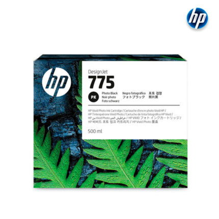 Tinta Hp 1xb21a (775) 500 Ml Photo Black Imprima miles de páginas con un conjunto de botellas de tinta original HP de alta capacidad