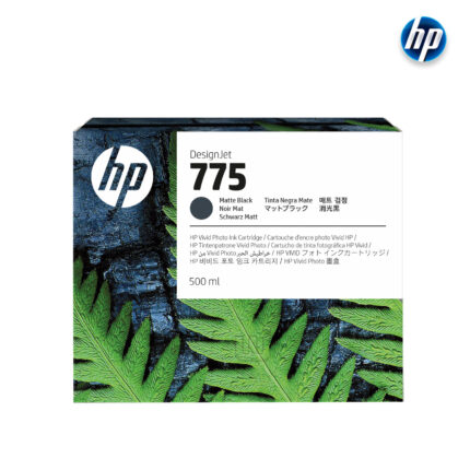 Tinta Hp 1xb22a (775) 500 Ml Matte Black Imprima miles de páginas con un conjunto de botellas de tinta original HP de alta capacidad