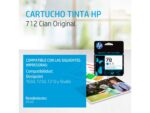 Tinta Hp 3ed67a (712a) 29ml Cyan está diseñada para altos estándares de calidad en impresiones a color, cuenta con un rendimiento de 29 ml.