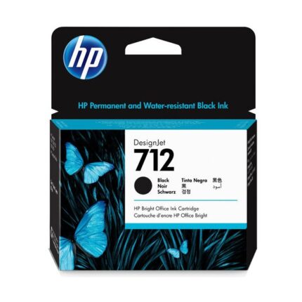 Tinta Hp 3ed71a (712a) 80ml Black está diseñada para altos estándares de calidad en impresiones a color, cuenta con un rendimiento de 80 ml.