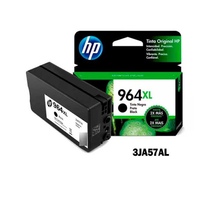 Tinta Hp 3ja57al (964xl) Black (Ojp 9010) 2,000 Pgs  está diseñada para altos estándares de calidad en impresiones a color.