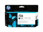 Tinta Hp 3wx25a (728) 130ml Matte Black Imprima miles de páginas con un conjunto de cartucho de tinta original  HP de alta capacidad