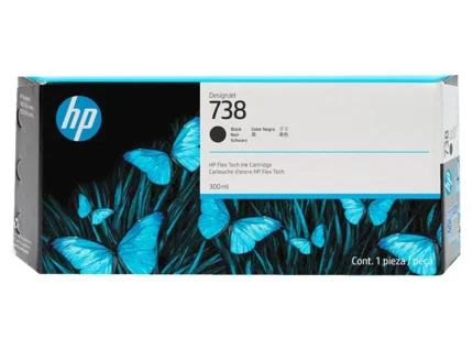 Tinta Hp 498n8a (738) 300ml Black es la elección perfecta para impresoras HP Designjet, diseñada para ofrecer resultados precisos.