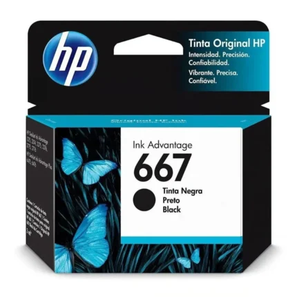 Tinta Hp 667 3ym79al Black (Dj 2775 / 4175) está diseñada para altos estándares de calidad en impresiones a color.