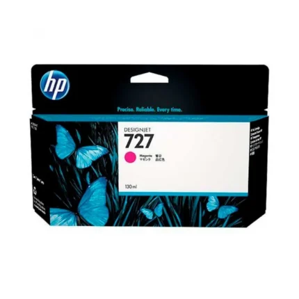 Tinta Hp B3P20A (727A) 130ml Magenta es un cartucho de tinta de inyección de tinta compatible con las impresoras T1500, T1530, T920,, eMFP.