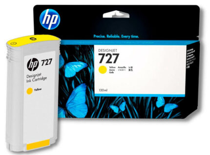 Tinta Hp B3P21A (727A) 130ml Yellow es un cartucho de tinta de inyección de tinta compatible con las impresoras T1500, T1530, T920,, eMFP.