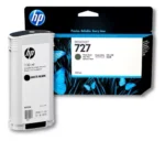 Tinta Hp B3P22A (727A) 130ml Matte Black es un cartucho de tinta de inyección de tinta compatible con las impresoras T1500, T1530, eMFP.