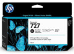 Tinta Hp B3P23A (727A) 130ml Photo Black es un cartucho de tinta de inyección de tinta compatible con las impresoras T1500, T1530, eMFP.