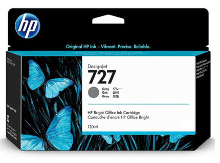 Tinta Hp B3P24A (727A) 130ml Gray es un cartucho de tinta de inyección de tinta compatible con las impresoras T1500, T1530, eMFP.