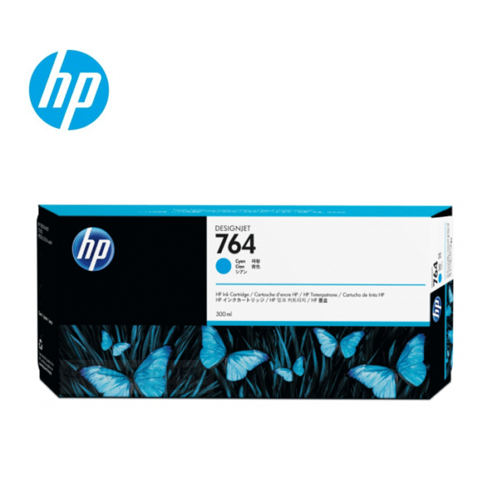 Tinta Hp C1Q13A 764A 300ml Cyan está diseñada para altos estándares de calidad en impresiones a color