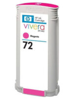 Tinta Hp C9372A (72)130ml Magenta T610/T1100 Imprima miles de páginas con un conjunto de cartucho de tinta originales  HP de alta capacidad.