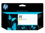 Tinta HP C9373A (72) 130ml Yellow T610/T1100 Imprima miles de páginas con un conjunto de cartucho de tinta originales  HP de alta capacidad.