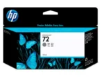 Tinta Hp C9374A (72) 130ml Gray T610/T1100 Imprima miles de páginas con un conjunto de cartucho de tinta originales  HP de alta capacidad.
