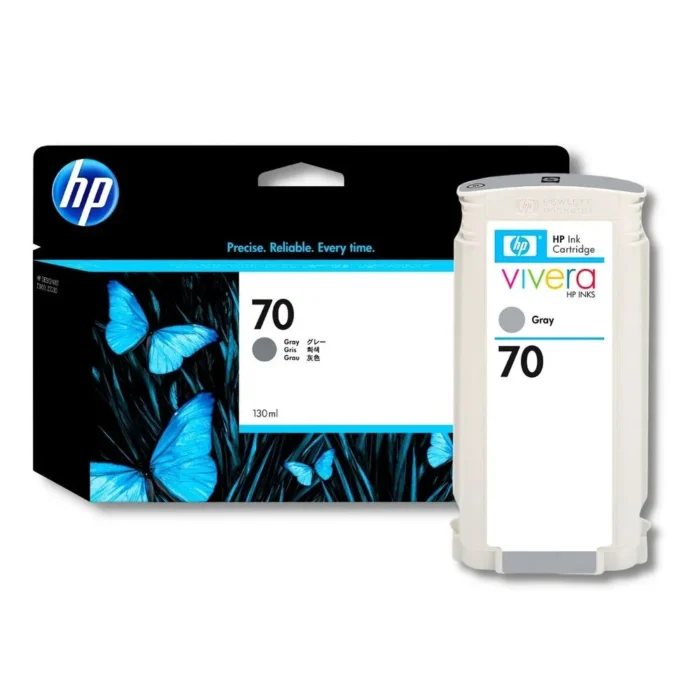 Tinta Hp C9450A (70) 130ml Gray está diseñado para ser compatible con las impresoras hp designjet z2100, z3100, z3200 y z5200.