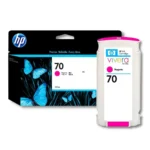 Tinta Hp C9453A (70) 130ml Magenta está diseñado para ser compatible con las impresoras hp designjet z2100, z3100, z3200 y z5200.