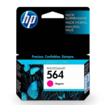 Tinta Hp CB319WL 564 Magenta 300 Pag está diseñada para altos estándares de calidad en impresiones a color.