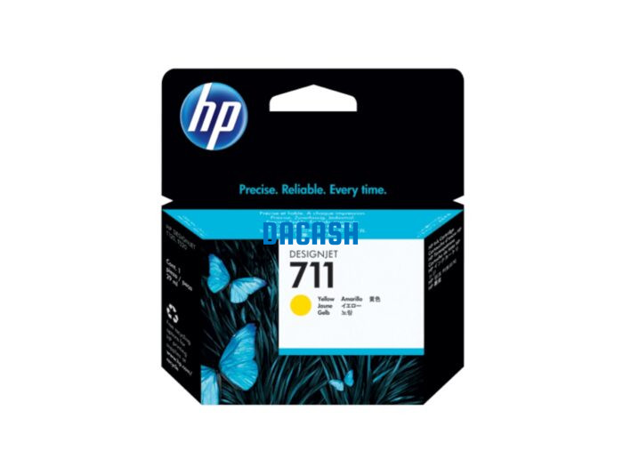 Tinta Hp CZ132A (711) Yellow Dgj T120/T520 29 Ml está diseñada para altos estándares de calidad en impresiones a color.