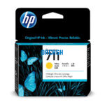Tinta Hp CZ132A (711) Yellow Dgj T120/T520 29 Ml está diseñada para altos estándares de calidad en impresiones a color.