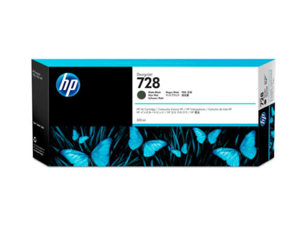 Tinta HP F9J68A 728 Matte Black 300ML está diseñada para altos estándares de calidad en impresiones a color,