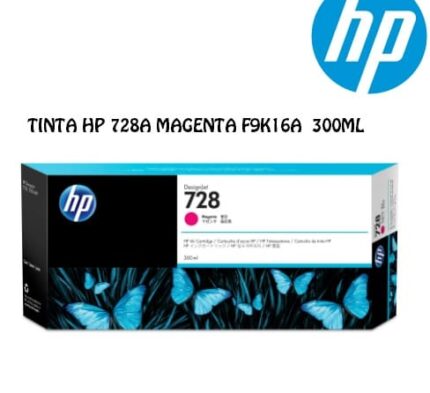 Tinta Hp F9k16A 728A 300ml Magenta está diseñada para altos estándares de calidad en impresiones a color, Impresora HP DesignJet T830, T730