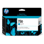 Tinta Hp P2V62A 730 130ml Cyan está diseñada para altos estándares de calidad en impresiones a color cuenta con un rendimiento de 130 ml.