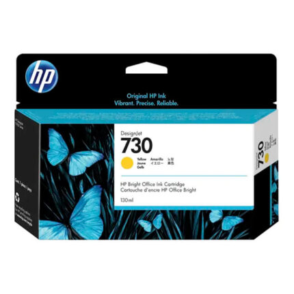 Tinta HP P2V64A 730 Yellow t2600 130m está diseñada para altos estándares de calidad en impresiones a color cuenta con un rdm de 130 ml.