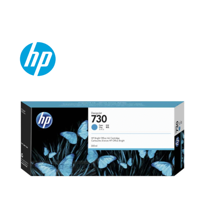 Tinta Hp P2V68A 730 300ml Cyan Imprime miles de páginas con un conjunto de cartucho de tinta original HP de alta capacidad
