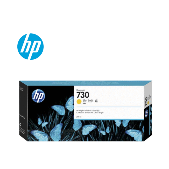 Tinta Hp P2V70A 730 Designjet 300ml Yellow Imprime miles de páginas con un conjunto de cartucho de tinta original HP de alta capacidad
