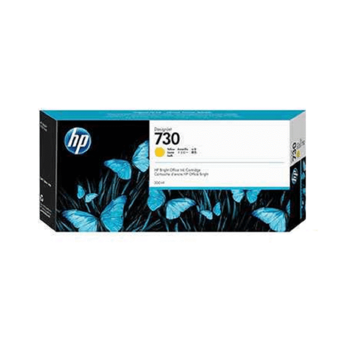 Tinta Hp P2V70A 730 Designjet 300ml Yellow Imprime miles de páginas con un conjunto de cartucho de tinta original HP de alta capacidad