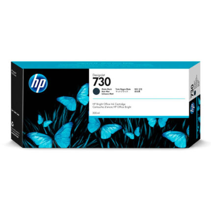 Tinta Hp P2V71A (730) Designjet 300ml Matte Black Imprime miles de páginas con un conjunto de cartucho de tinta original HP de alta capacidad