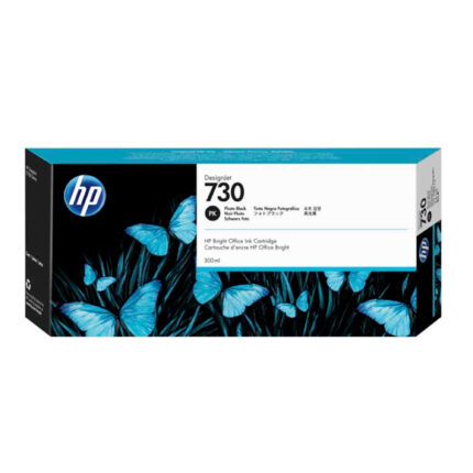 Tinta Hp P2V73A (730) 300ml Photo Black Imprime miles de páginas con un conjunto de cartucho de tinta original HP de alta capacidad