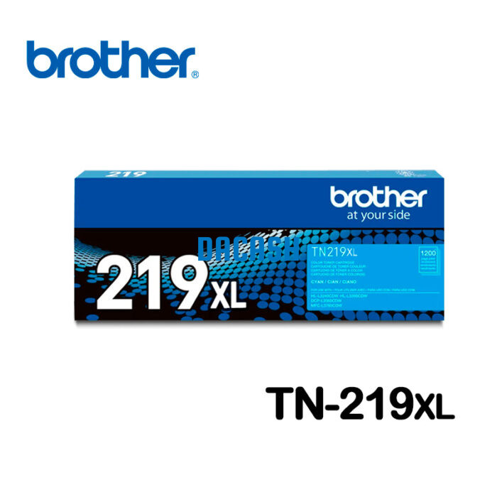 Toner Brother TN-219XL Cyan Original Rendimiento 2300 pag. está diseñado para ofrecer  calidad profesional en cada impresión