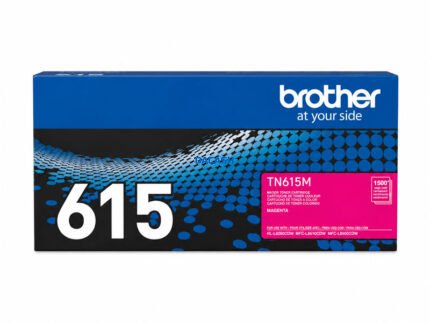 Tóner Brother TN-615M Magenta, Mfc-L8970Cdw1,800 Pág es un consumible de impresión láser diseñado para ofrecer impresiones de alta calidad