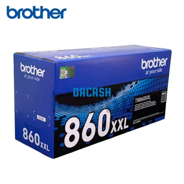 Toner Brother TN-860XXL MFC-L2880DW 5,000 paginas Imprime con confianza gracias al cartucho de tóner negro de rendimiento estándar.