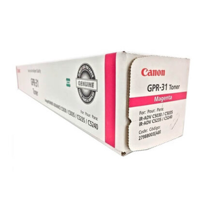 Toner Canon GPR-31 Magenta 52355a 27.000 Pags Los cartuchos de tóner Canon originales garantizan una calidad de impresión excelente