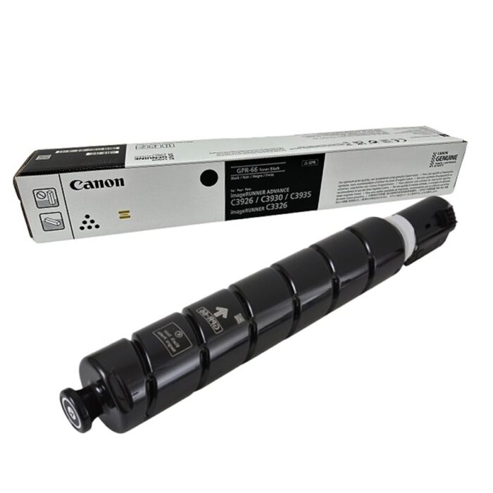 Toner Canon GPR-66 iR ADV DX C3926i / C3930i / C3935i Black 38.000 Páginas Tiene Un Rendimiento De 38.000 Páginas Aproximadamente