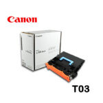 Toner Canon T03 Negro 715i, 615i, 525i con Rendimiento aproximado de 51,000 paginas a cobertura de 5% en hoja A4.