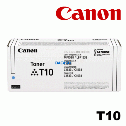 Toner Canon T10 Cyan imageCLASS X MF1538C ofrece resultados vibrantes y confiables para entornos profesionales.