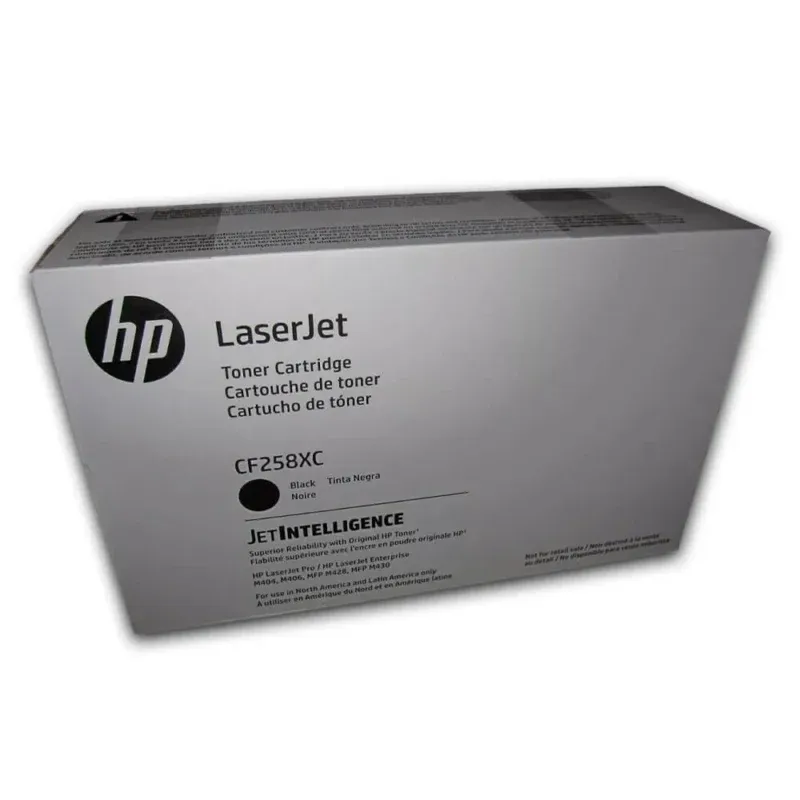 Toner Hp 58XC CF258XC LaserJet Pro M404dn / M428fdw Negro frece impresiones nítidas, consistentes y de alto rendimiento, ideal para oficinas