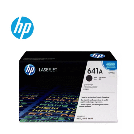 Toner Hp C9720A (641A) L.J. 4600 Negro rendimiento 9.000 págs de impresión, está recomendado para impresiones de documentos en casa u of.