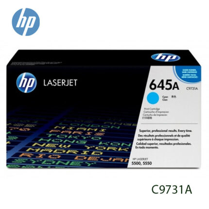 Toner Hp C9731A (645A) L.J. 5500 Cyan cuentan con altos estándares de calidad de impresión y al mejor precio del mercado rendim. 12.000 págs