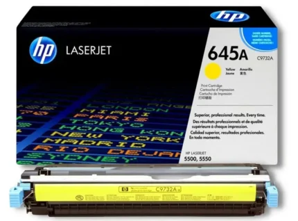 Toner Hp C9732A (645A) L.J. 5500 Yellow cuentan con altos estándares de calidad de impresión y al mejor precio del mercado rendim. 12.000 págs