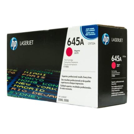 Toner Hp C9733A (645A) L.J. 5500 Magenta cuentan con altos estándares de calidad de impresión y al mejor precio del mercado rendim. 12.000 pg