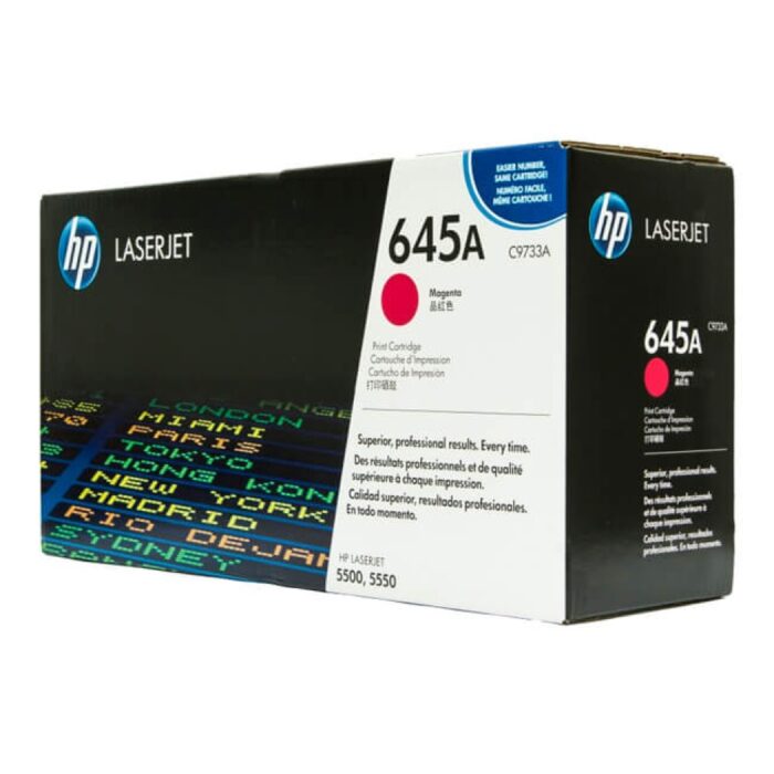 Toner Hp C9733A (645A) L.J. 5500 Magenta cuentan con altos estándares de calidad de impresión y al mejor precio del mercado rendim. 12.000 pg