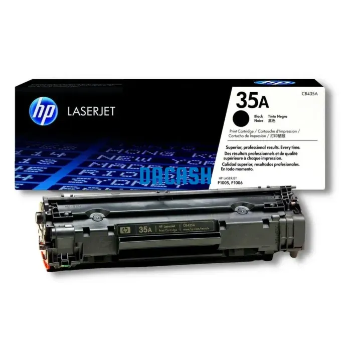 Toner Hp CB435A (35A) L.J. P1005/P1006  Tiene un rendimiento de 1.500 páginas de impresión, ofrecen un seguimiento de tóner confiable